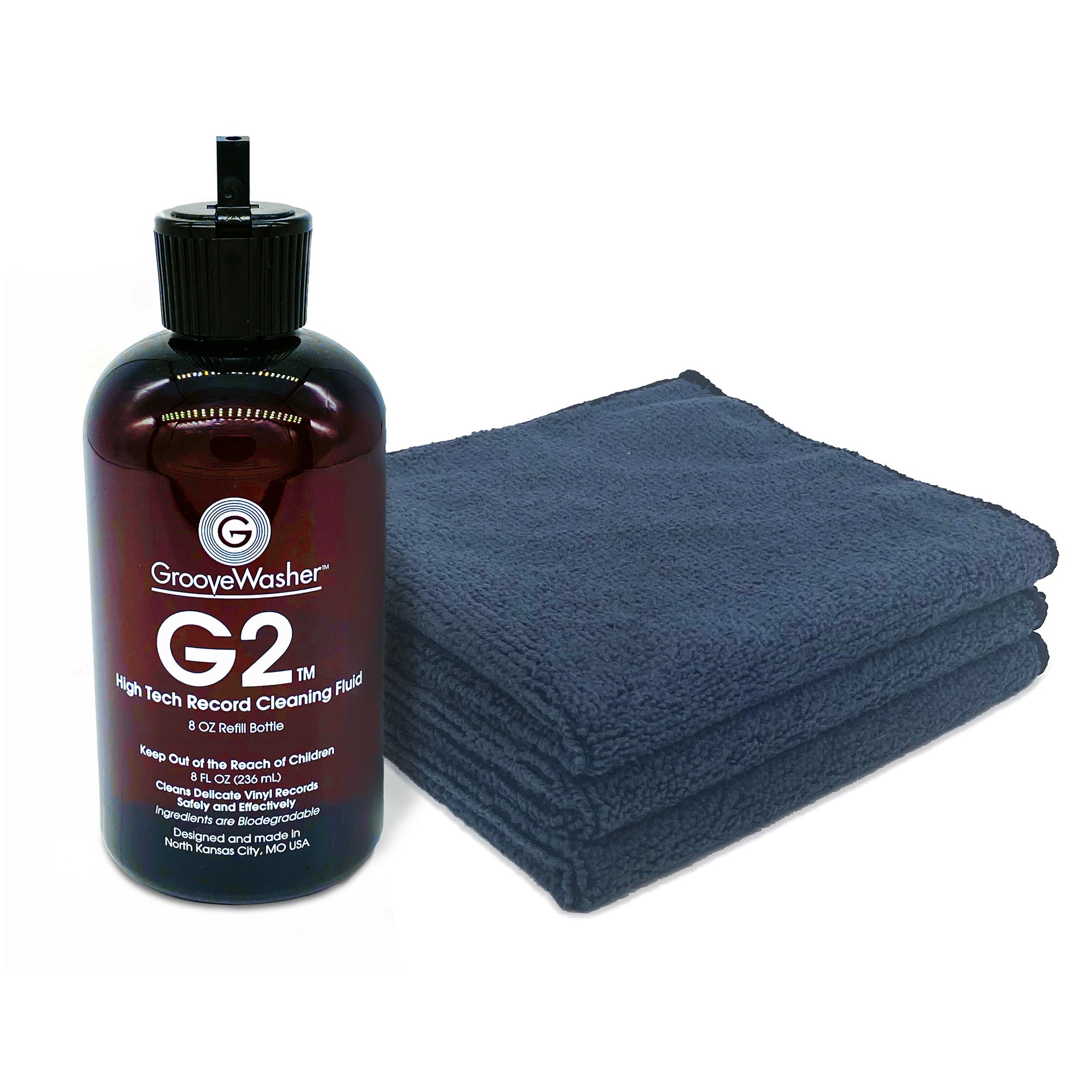 Bundle & Save | G2 Record Cleaning Fluid & Microfiber Towels