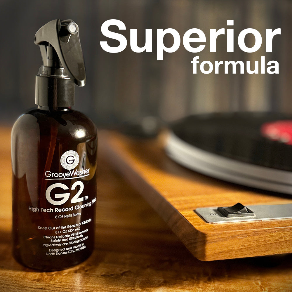 GrooveWasher G2 Record Cleaning Fluid - 8oz Refill Bottle