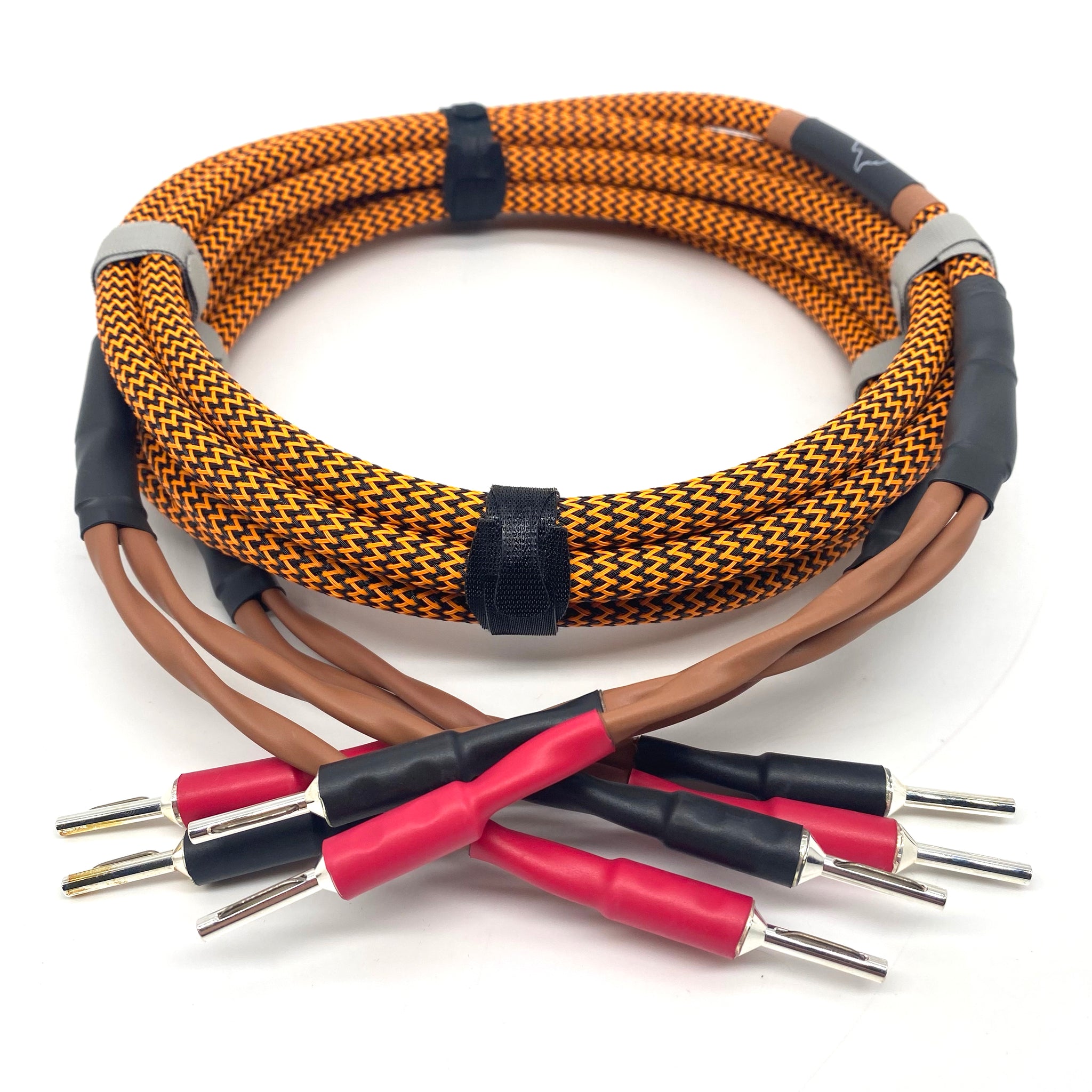 Prosper Speaker Cables - Handmade in Prosper, Texas - 8ft Pair