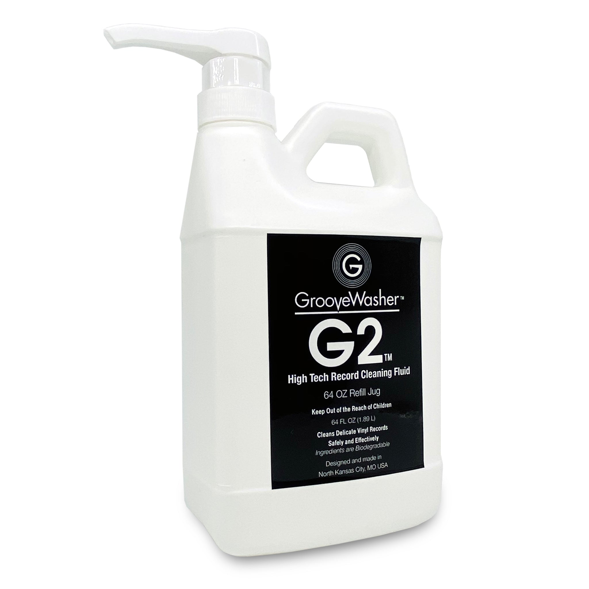 Extra Large 64 oz G2 Vinyl Record Cleaning Fluid